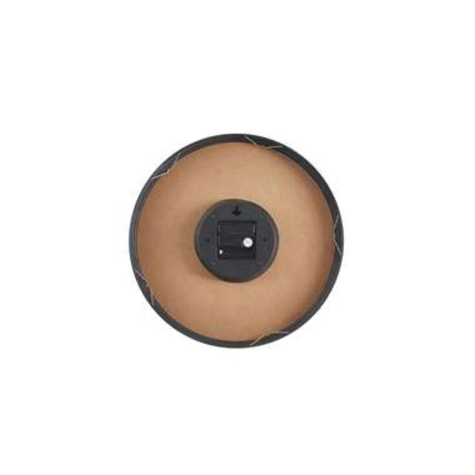 Beliani Wandklok DAVOS - Grijs Glas 4 Beliani Wandklok DAVOS - Grijs Glas - Afbeelding 4