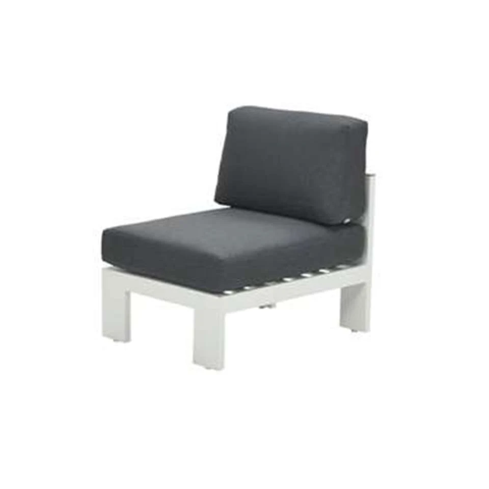 Garden Impressions Plaza Midden Element Wit - Teak Look 2 Garden Impressions Plaza Midden Element Wit - Teak Look - Afbeelding 2