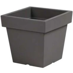 Prosperplast Prosperplats Bloempot - Lichtgrijs - Vierkant - Kunststof - 27 Cm