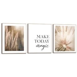 Set Poster Met Lijst - Positiviteit