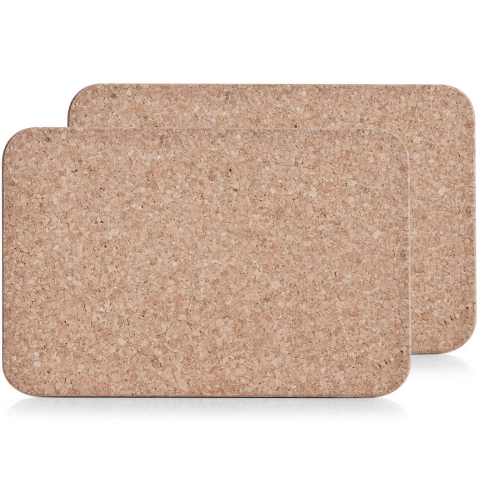 Zeller Placemat - 2 Stuks - Bruin - Kurk - 30 X 20 1 Zeller Placemat - 2 Stuks - Bruin - Kurk - 30 X 20
