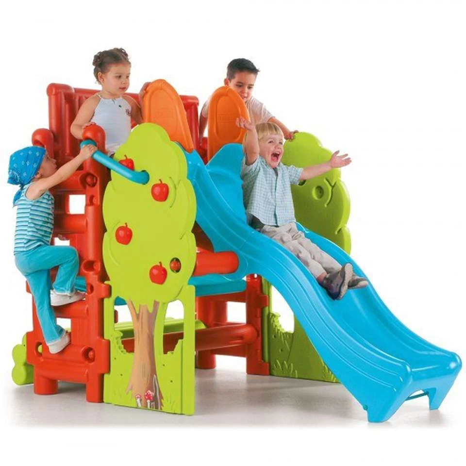 Feber Speelhuis Met Glijbaan En Klimrek Woodhouse Activity 3 Feber Speelhuis Met Glijbaan En Klimrek Woodhouse Activity - Afbeelding 3