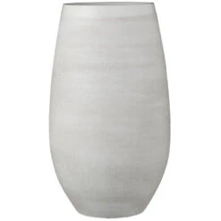 Mica Decorations Vaas - Creme Wit - Keramiek - 29 X 50 Cm