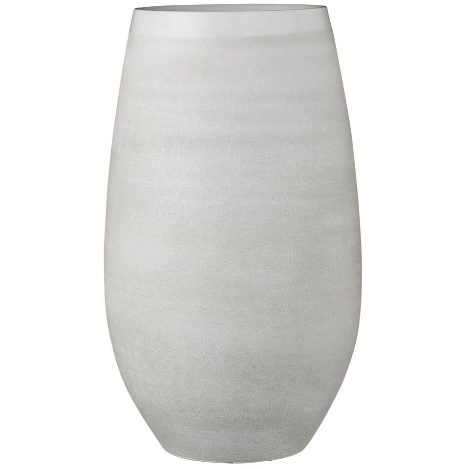 Mica Decorations Vaas - Creme Wit - Keramiek - 29 X 50 Cm 1 Mica Decorations Vaas - Creme Wit - Keramiek - 29 X 50 Cm