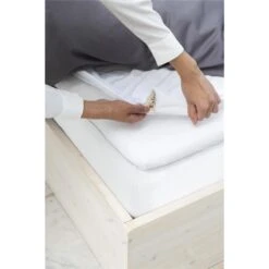 Walra - Molton Cotton Cover Topper - 180x200 Cm - Wit -Woonmeubelwinkel 1000018434 0103