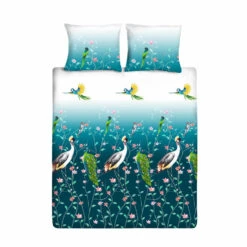 Ten Cate Katoenen Lits Jumeaux Dekbedovertrek - 240x200/220 - Marit Blauw