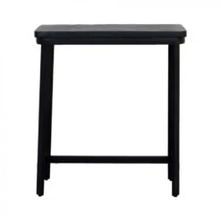 Giga Meubel Bartafel Zwart Visgraat - 100x50x110cm - Max