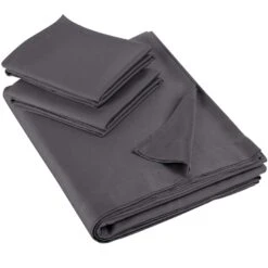 De Witte Lietaer Lakenset Olivia - 280 X 280 Cm - Grijs - Satijnkatoen