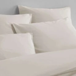 De Witte Lietaer Dekbedovertrek Katoen Satijn Olivia - 260 X 240 Cm - Beige -Woonmeubelwinkel 1000032113 0103