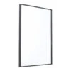 Fragix York Wandspiegel - Zwart - Aluminium - 60x40