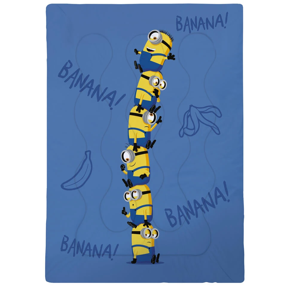 Minions Beddensprei Banana - 140 X 200 Cm - Polyester 1 Minions Beddensprei Banana - 140 X 200 Cm - Polyester