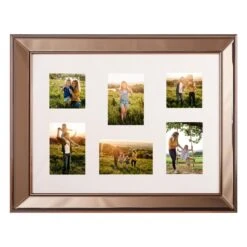 Beliani Fotolijst DABOLA - Koper Glas