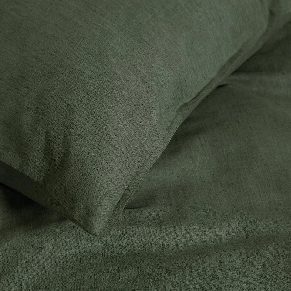 Damai Dekbedovertrek Mik - Katoen - 240x200/220 Cm - Green 3 Damai Dekbedovertrek Mik - Katoen - 240x200/220 Cm - Green - Afbeelding 3