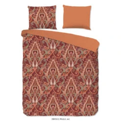 Good Morning Dekbedovertrek "Paula" - Rood - (200x220 Cm)