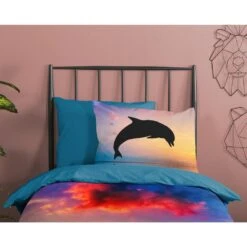 Good Morning Dekbedovertrek "Dolphin" - Multi - (140x220 Cm) 6 Good Morning Dekbedovertrek "Dolphin" - Multi - (140x220 Cm) -Woonmeubelwinkel 1000035903 0110