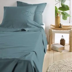 De Witte Lietaer Lakenset Olivia - 280 X 280 Cm - Groen - Satijnkatoen -Woonmeubelwinkel 1000038486 0102