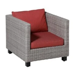 Perel Lounge Profi-line Outdoor Manchester Red -Woonmeubelwinkel 1000041072 0111
