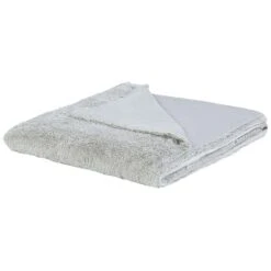 Beliani Sprei GELIK - Grijs Polyester