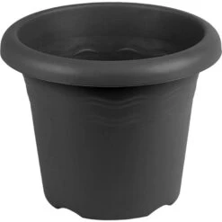 Merkloos Plantenpot - Antraciet - Rond - 30 Cm