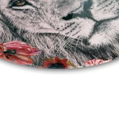 Plexiglasschilderij Leeuw II Ø 50 Cm Bont 7 Plexiglasschilderij Leeuw II Ø 50 Cm Bont -Woonmeubelwinkel 1000047138 0103