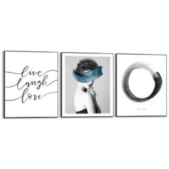 Set Poster Met Lijst - Leef!