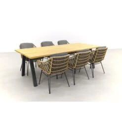 4 Seasons Cottage/Ambassador 240x100 Cm Tuinset - 7 Delig -Woonmeubelwinkel 1000053124 0102