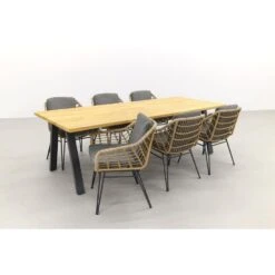 4 Seasons Cottage/Ambassador 240x100 Cm Tuinset - 7 Delig -Woonmeubelwinkel 1000053124 0103