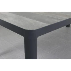 VDG Queens Tuintafel Antraciet - 220 X 100 Cm -Woonmeubelwinkel 1000053286 0102