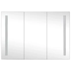 VidaXL Badkamerkast Met Spiegel En LED 89x14x62 Cm 6 VidaXL Badkamerkast Met Spiegel En LED 89x14x62 Cm -Woonmeubelwinkel 1000055814 0103