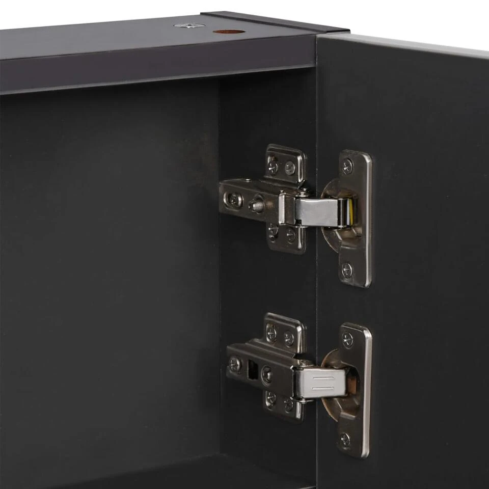 VidaXL Badkamerkast Met Spiegel En LED 89x14x62 Cm 4 VidaXL Badkamerkast Met Spiegel En LED 89x14x62 Cm - Afbeelding 4