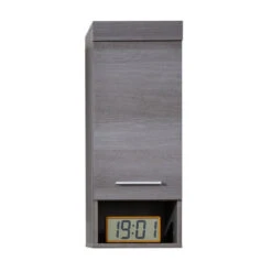 Hioshop Badkamerkast RunnerMoon Mdf - Zilver