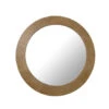 LW Collection Wandspiegel Bruin Rond 60x60 Cm Hout