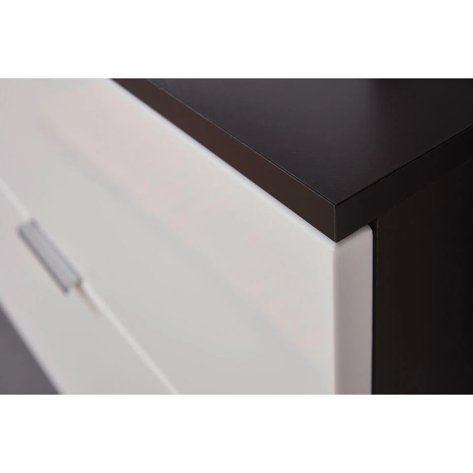 Hioshop Wastafel ConceptOne Mdf - Wit 4 Hioshop Wastafel ConceptOne Mdf - Wit - Afbeelding 4