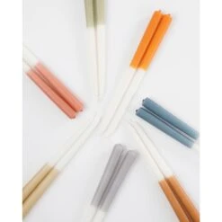 Mica Decorations Dip-dye Dinerkaars - Set Van 8 - H30 Cm - Lichtgrijs -Woonmeubelwinkel 1000065550 0110