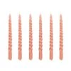 Mica Decorations Twist Dinerkaars - Set Van 6 - H29 Cm - Roze
