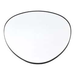 Fragix Nomad Wandspiegel - Organisch - Zwart Metaal - 60x60