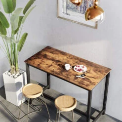 Middelhoge Bartafel - Vintage - 120x90x60 Cm - Vintage Bruin -Woonmeubelwinkel 1000068604 0103