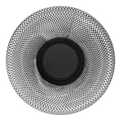 QUVIO Fruitschaal Metaal Mesh - Zwart -Woonmeubelwinkel 1000071563 0103