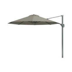 Platinum Voyager Ronde Zweefparasol T1 3 M. - Taupe Met Voet En Hoes -Woonmeubelwinkel 1000073278 0102
