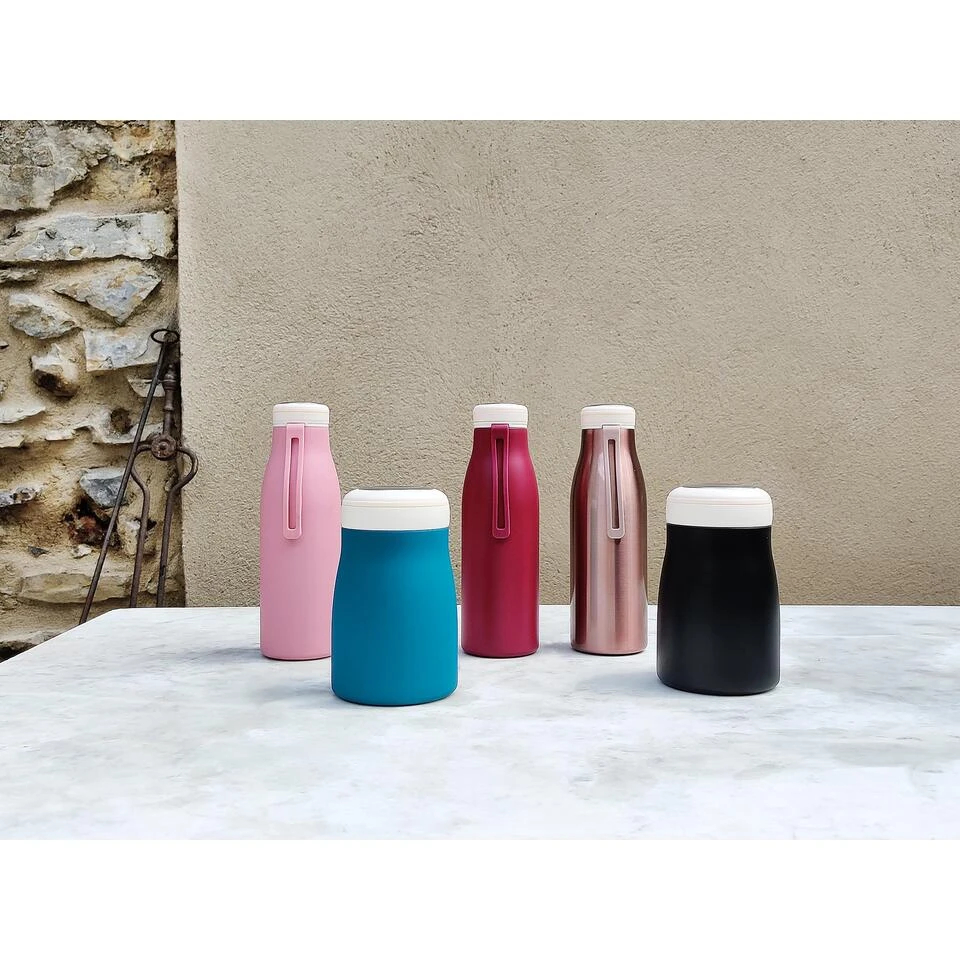 Ecoffee Cup Local Fluff Warm/Koud Dubbelwandig Thermosfles - 500 Ml - Roze 4 Ecoffee Cup Local Fluff Warm/Koud Dubbelwandig Thermosfles - 500 Ml - Roze - Afbeelding 4