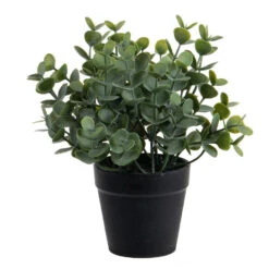 Louis Maes Eucalyptus Kunstplant - In Pot - Groen - H20 Cm
