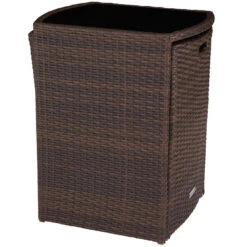 Tectake - Wicker Tuinset Bistroset - Hamburg - Zwart/ Bruin -Woonmeubelwinkel 1000078002 0103