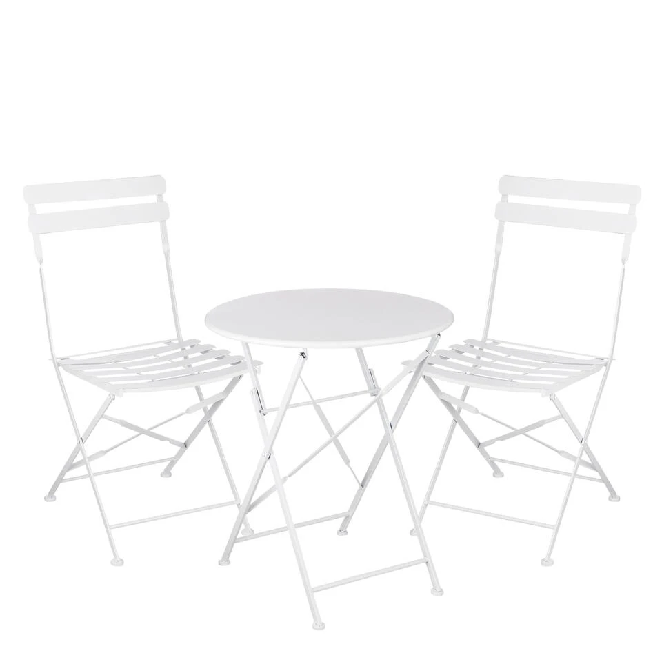 Mica Decorations Laurence Bistroset - Set Van 3 - Metaal - Wit 1 Mica Decorations Laurence Bistroset - Set Van 3 - Metaal - Wit