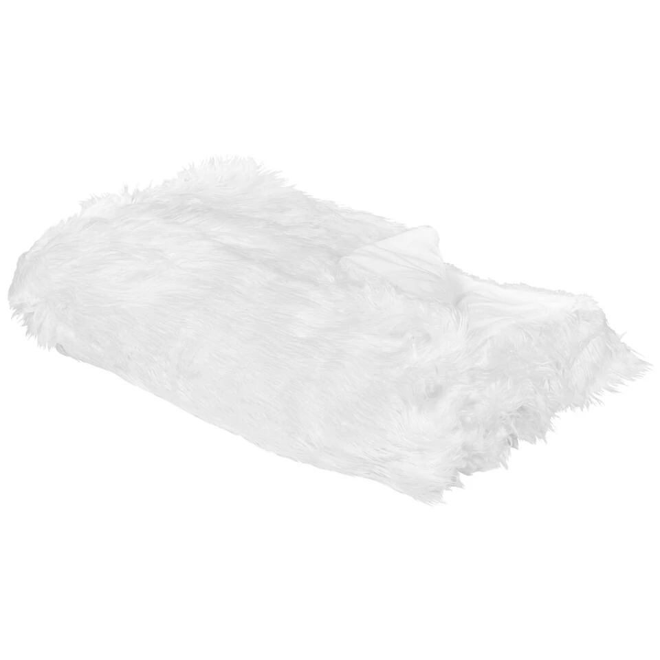 Beliani Sprei DELICE - Wit Acryl 1 Beliani Sprei DELICE - Wit Acryl