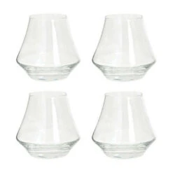 Secret De Gourmet Whisky Glazen - 4x - Transparant - 290 Ml