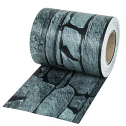 Tectake - Privacyfolie Voor Hek/tuinscherm - 35 M - 19 Cm Hoog - Leisteenlook