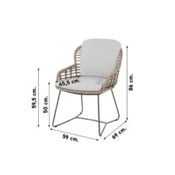 Taste Belmond / GI Edison 220x115 Cm. - Ovale Tuinset -Woonmeubelwinkel 1000086617 0102