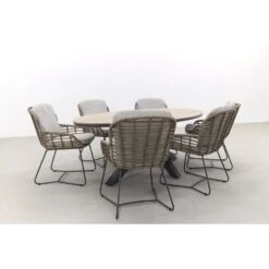 Taste Belmond / GI Edison 220x115 Cm. - Ovale Tuinset -Woonmeubelwinkel 1000086617 0103
