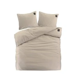BLCKOUT Dekbedovertrek Oslo - 200x200/220 - Zand