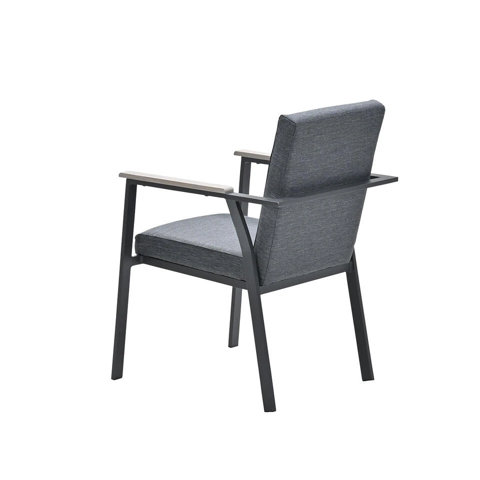 Garden Impressions Angela Tuinstoel - Donker Grijs 2 Garden Impressions Angela Tuinstoel - Donker Grijs - Afbeelding 2